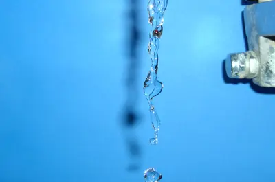 A stream of water